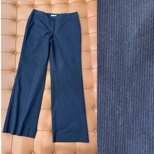 Reiss Wide Leg Cotton Pants Modern Prep Trousers Functional Staple Literary Chic